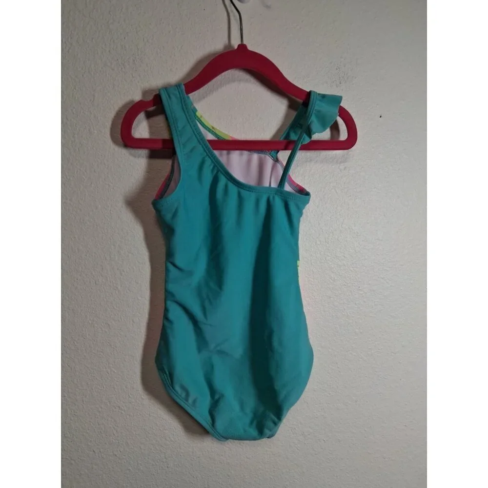 One Piece Girls Swimsuit Size 4T Retro Boho Y2K Summer Beach Pool